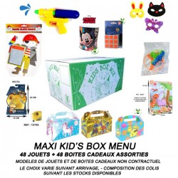 Maxi kid's Box Menu , 48 jouets enfants